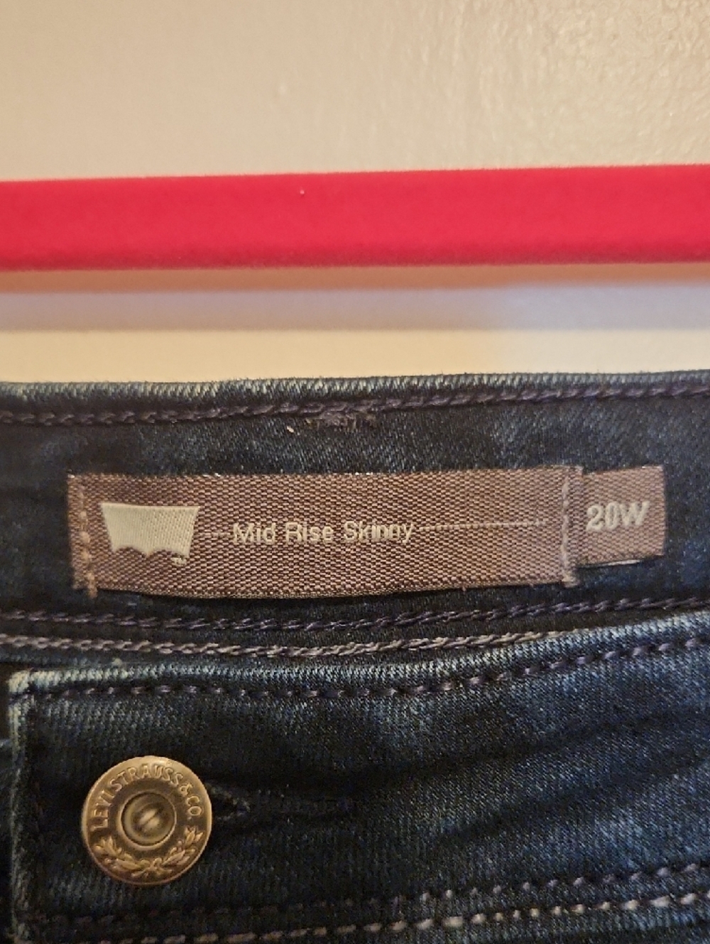 🔥Levi's Signatute Dark Blue Skinny Jeans - Picture 2 of 6